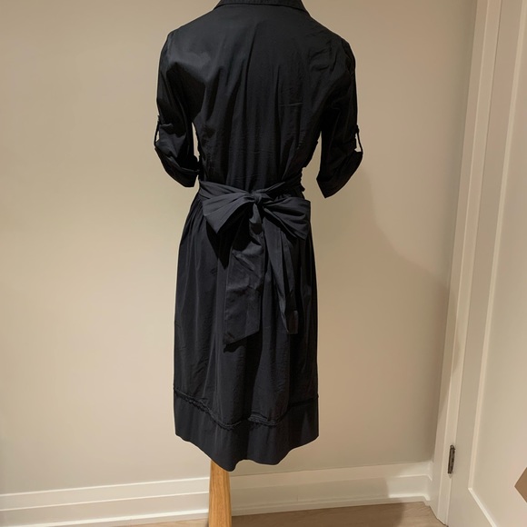 Robert Rodriguez shirt dress in black. Sz 2 - Picture 7 of 10